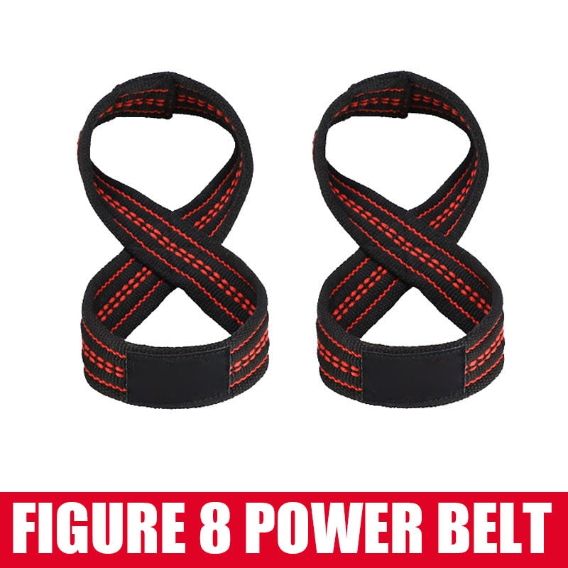 Power System  Heavy Duty Gym Straps Figure 8 - Red