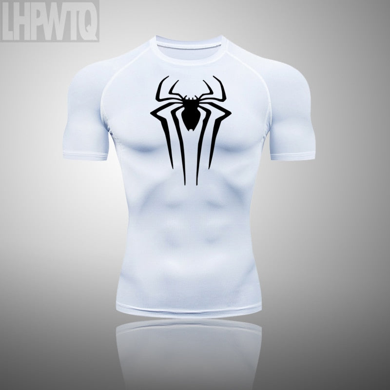 Spider-Man | Short Sleeve Compression Shirt – Dark Knight Athleisure